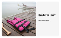 Flotation Device Lightweight Boating Flotation Device Kayaking Flotation Vest Portable Kayaking Safety Jacket Comfortable Fit
