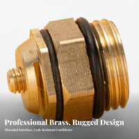 Half-Circle Brass Spray Nozzle Cooling Mist Brass Side Spray Nozzle Micro Sprinkler for Farmers, Particulate Reduction, Gardening, Lawn Care