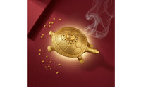 Brass Smoke Dispenser Removable Lid Turtle Smoke Dispenser Compact Size Turtle Censer Holder
