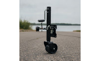 Side-Wind Trailer Jack with Wheel Swivel Trailer Jack Coated Hardware Bolt-on for Boat Owners