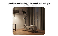 Elliptical Silent Home Elliptical Machine Compact Design Cross