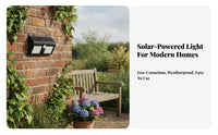 Waterproof Solar Motion Sensor Wall Light Energy Saving Outdoor Solar Wall Light Easy Installation for Garden, Pathway, Garage