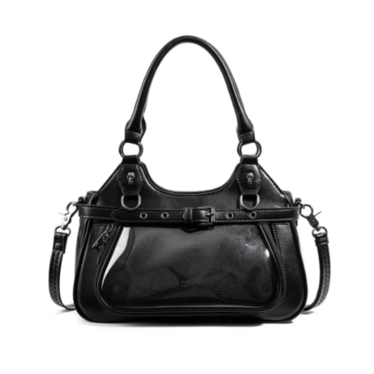 Collector's Display Bag with Window Detachable Strap Crossbody Handbag with Window Adorable Collector's Display Bag for Conventions, Daily Use