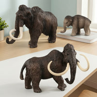 3 Pieces Woolly Giant Figurine Vivid Giant Figurine Richly Painted Animal Model for Teachers