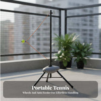 Tennis Swing Easy Setup Solo Tennis Height Adjustable for Beginners, Intermediate Athletes, Backyard, Outdoor, Driveway