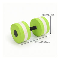 Water Aerobics Dumbbells Lightweight Water Dumbbell Dense Foam Dumbbell for Swimmers