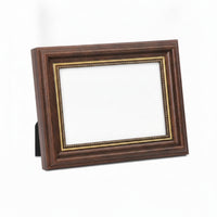 Vintage-Look Resin Photo Frame Tabletop Retro Picture Frame Wall-Mounted Rectangular for Families, Graduates