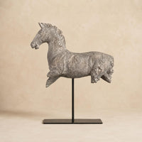 Tabletop Horse Ornament Textured Home Contemporary Style