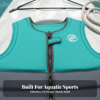 Grown-up Flotation Vest Gender-Neutral Grown-up Flotation Vest Watersports Safety Vest Lightweight Ergonomic Design
