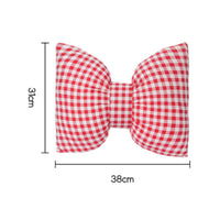 Butterfly Shaped Pillow Fully Stuffed Bow Cushion Soft Puffy for Bed