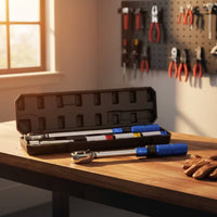 Tension Wrench High Precision Ratchet Tension Wrench Reversible Head for Garage