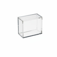Transparent Display Box Thick Acrylic Protective Storage for Game Cards