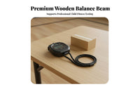 Firm Support Wooden Balance Beam Non-Slip Surface Kids' Physical Training Beam Portable for Toddlers, Preschoolers, Kindergarten, Preschool, Daycare, Playroom