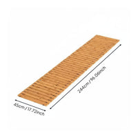 Wooden Garden road Sturdy Slatted Design Portable Walkway Panel Anti-Slip Weather Resistant Wood Walkway for Wedding Party
