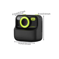 Selfie Kids Instant Print Camera Handheld Two-lensLens Camera Compact Portable for Beginners, Toddlers, Creative Play, Travel, Parties