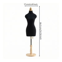 Pin-Receptive Miniature Sewing Mannequin