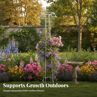 Rust-Resistant Mushroom-Shaped Plant structure long-lasting Garden Trellis Sturdy Support Climbing Frame Elegant Design for Gardeners, Hobbyists, Vegetable Growers, Outdoor, Patio, Balcony, Flower Pot