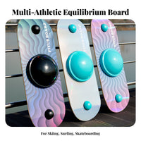 Expend Calories Wave Training Board Low-Effect Exercise 360 Degree Motion Board Heavy Duty Ergonomic Design for Athletes, Beginners, Office Workers