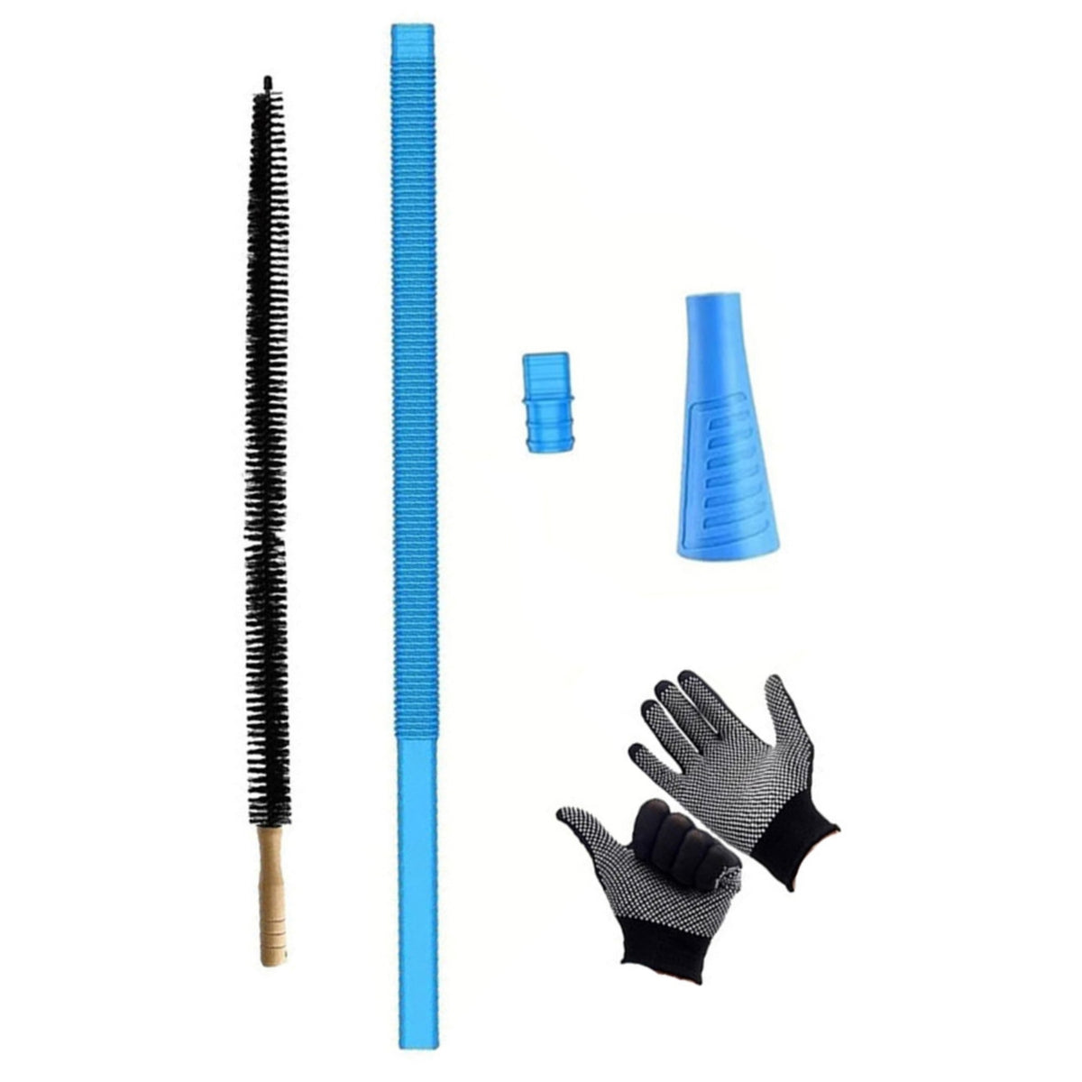 Dryer Vent Cleaner Kit Flexible Dryer Duct Brush Set Removable Adapter Home Cleaning for Laundry Room