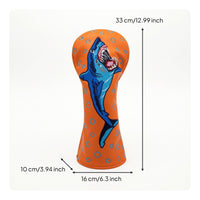 Golf Club Head Cover with Embroidery Waterproof Sporting Goods for Golfers