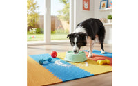 Non-Slip Liquid Treat Bowl Easy to Clean Lick Mat Bowl No Spill Design Liquid Treat Feeder Interactive Rolling Ball