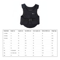 Padded Riding Protector Shielded Padding Equestrian Vest  Fit Equestrian Torso Protector for People