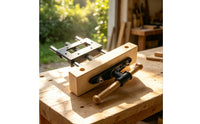 Bench Vise with Professional Grade Crafting Vise Wear-Resistant Crafting Bench Clamp for Woodworkers