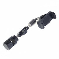 Adjustable Angle Ball Head Phone Clamp Anti-Slip Grip Pole Mount Phone Clip Easy Installation Mobile Accessory Multi-Position for Streamers, Content Creators, Musicians, Live Broadcasting, Recording Studio, Desktop