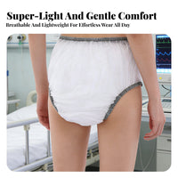 PVC Incontinence Pants Leak-Resistant Adult Water Resistant Pants Quiet Water Resistant Pull-on Briefs for Adults, Seniors, Overnight Protection