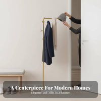 Minimalist Design Treedesign Coat Rack Multipeg Garment Stand Multiple pegs Clothing Organizer Stable Base for Apartment Dwellers, homeowners, Bedroom, Entryway, Hallway, Living Room