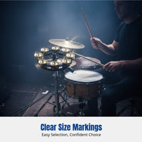 Drum Cymbal Tinkler, Brass Hi-Hat Ring, Percussion Accessory, Decorative Sound, Random Design