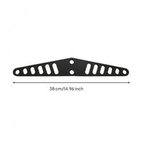 8 Mm Thick Lat Pulldown Handle Black Seated Row Handle Metal Neutral Grip Lat Pulldown Bar Perforated