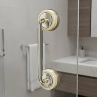 Suction Cup Door Handle Vintage Design Drill Cabinet Handle Repositionable Removable Sliding Door Pull for Kids, Washroom, Kitchen, Refrigerator