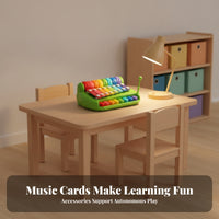 Educational 3-in-1 Musical Instrument Promotes Hand-Eye Coordination 8-Note Xylophone Piano Sensory Development Toddler Keyboard Xylophone Polished Edges for Toddlers, Babies, Preschoolers