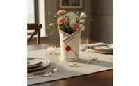 Envelope Vase Creative Envelope-Shaped Vase Easy to Match Home Decor for Tabletop, Bedroom