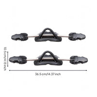 Spring Heel Strap Adjustable Diving Fin Strap with Quick Release Buckles Aerodynamic Sports Gear