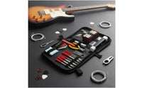 Guitar Repairing Maintenance Tool Kit Easy String Changing Guitar Maintenance Kit Portable Carrying Case Musical Instrument Care for Workbench