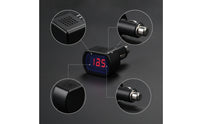 Cigarette Lighter Voltage Tester Insertable Vehicle Battery Monitor LED