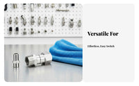 Stainless Steel Quick Connect Fitting Rust Resistant Stainless Steel Hose Connector High Pressure Hose Adapter for Car Cleaners