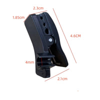 Spring-Loaded Saxophone Mic Clip Slimline Saxophone Mic Clip Compact Textured Grip for Saxophonists, Gigs, Rehearsals, Recording