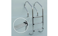 Pool Entry Ladder Stainless Steel Swimming Pool Ladder Anti-Slip for Villa, Hotel