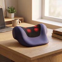 Neck Massage Pillow with Heat Heated Neck Pillow Vibrating for Home, Office, Travel
