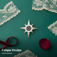 Baroque Court Design Pin Elegant Design Vintage Design Brooch Ideal Gift Crystal Gemstone Pin for Women, Fashion Enthusiasts, Parties, Workplace