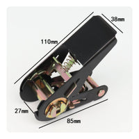 Secure Locking Mechanism Ratchet Buckle Heavy Duty Tie-down Buckle for Cargo Securing, Load Hauling, Moving