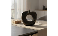 Abstract Apple Statue Double-Sided Modern Apple Ornament House Decoration for Bookshelf, Office