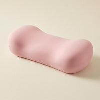 Contoured Memory Foam Rest Pillow Cloth Cover Office Rest Pillow Rounded Rectangular