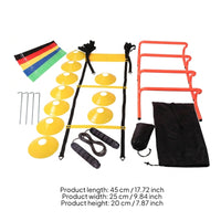 Soccer Training Equipment Agility Ladder Cones Versatile-Sport Resistance Umbrella for Coaches, Athletes