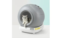 Cat Litter Box with App Control Smart Self-Cleaning Litter Box Pet Supply Low-Noise Quiet for Cats, Home, Living Room