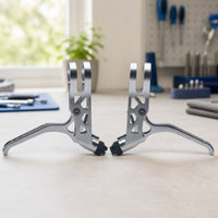 Folding Bike Brake Lever CNC-Machined Brake Lever with Adjustable Reach Lightweight for Commuters