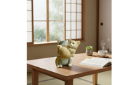 Fine Craftsmanship Resin Cat Figurine Delicate Texture Japanese Design Cat Figure Lightweight for Car Dashboard, Desktop, Bookshelf